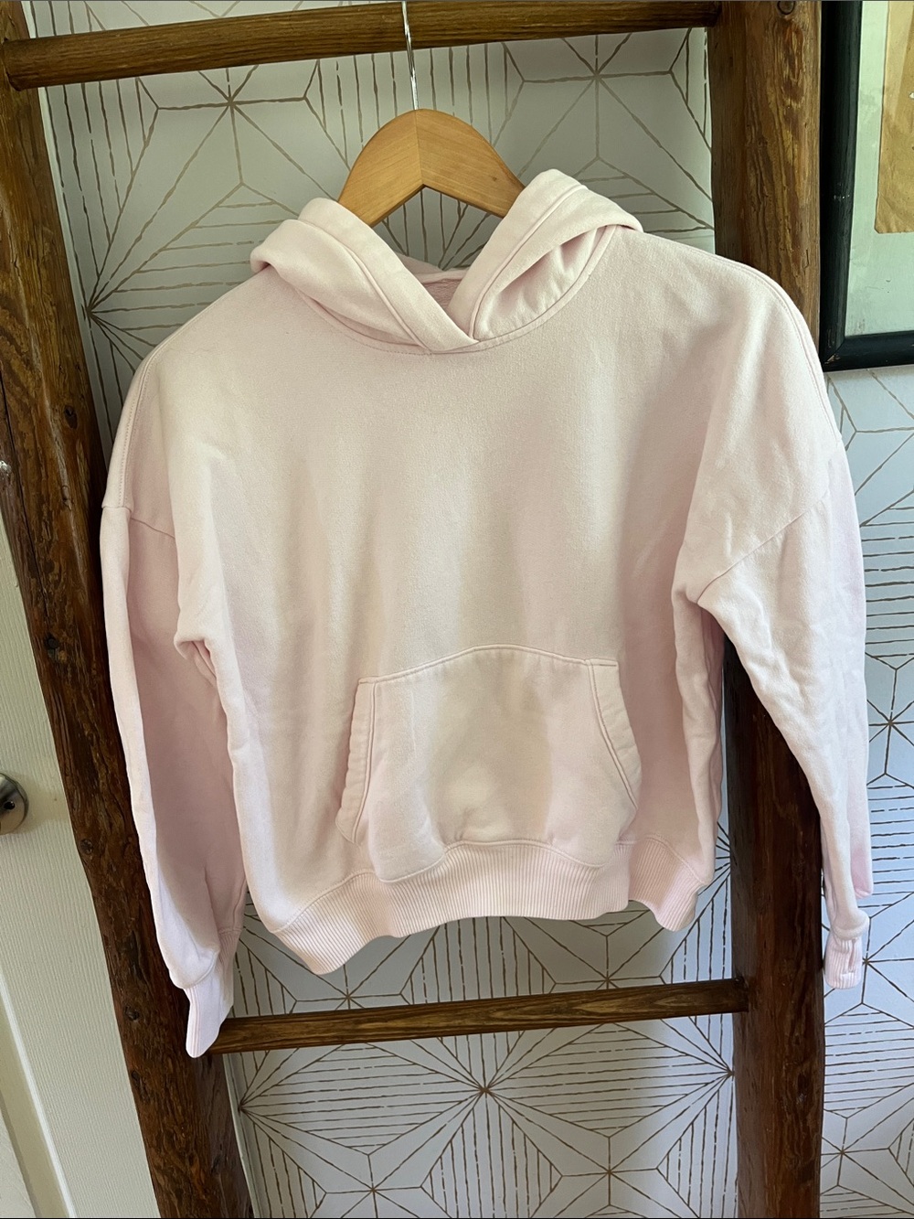 Soft Pink Abercrombie Kids Hoodie Sweater Size 13/14